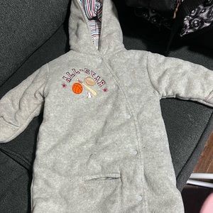 Carters winter suit can be used in car seats in good condition $20 OBO